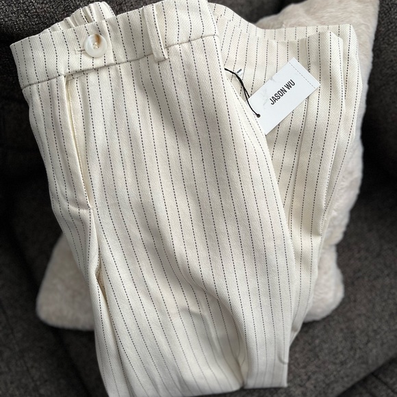 ‼️SOLD‼️Jason Wu Pin Striped Trousers - Picture 6 of 8